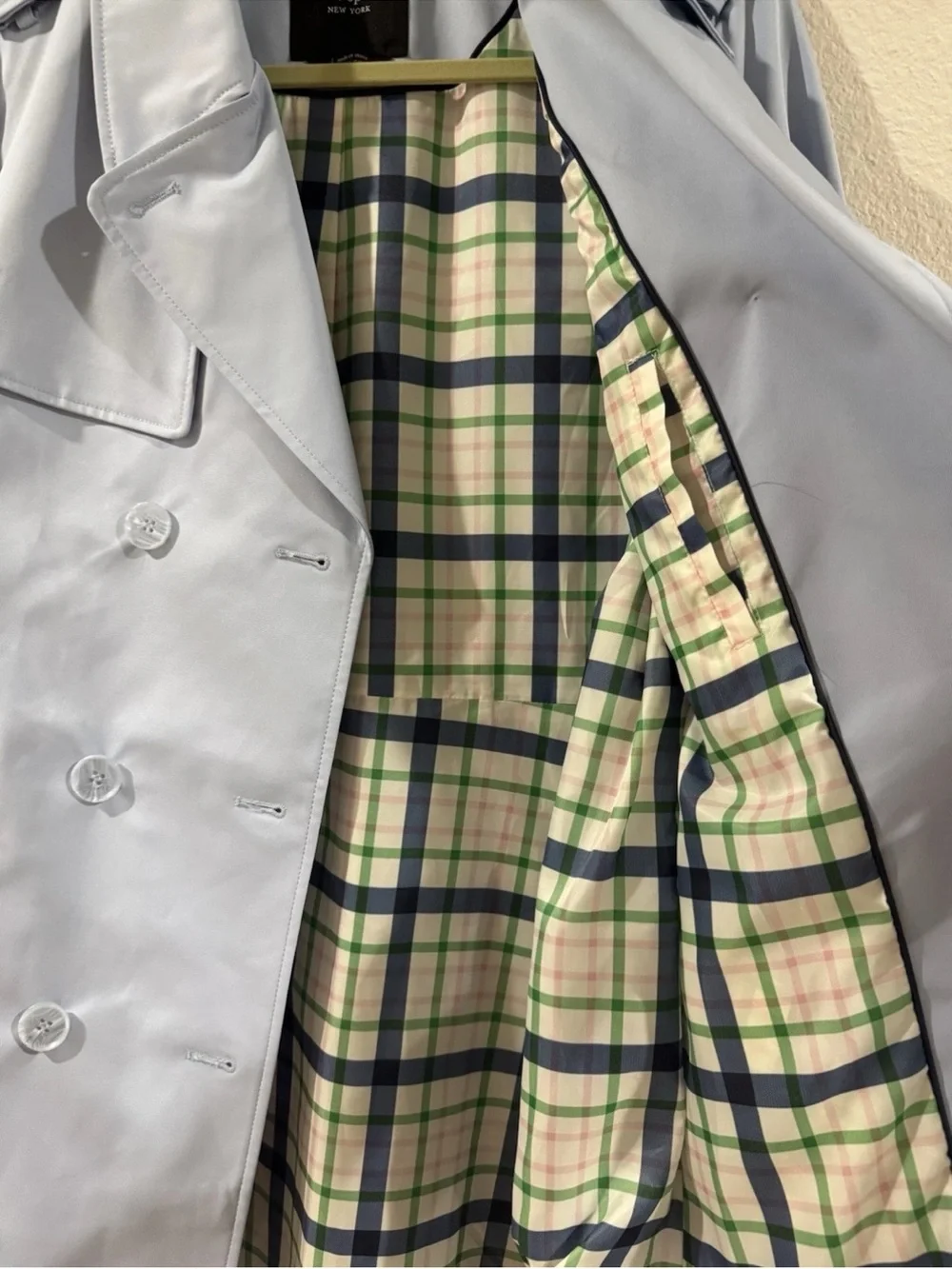 Kate Spade Pleat Back Trench Coat